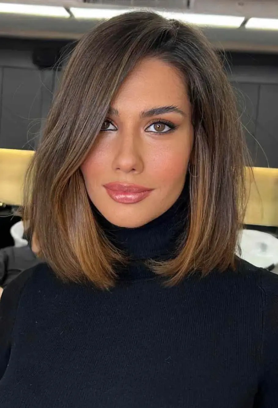 Blunt Bob — Der klare Frisuren-Favorit 2026 für Damen, geschnitten von Master-Stylistin Ella im Beautycenter by Neta St. Gallen